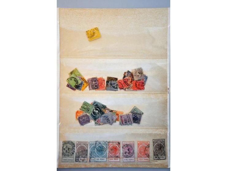 collection with better Queensland and Tasmania on album leaves and on stock pages
