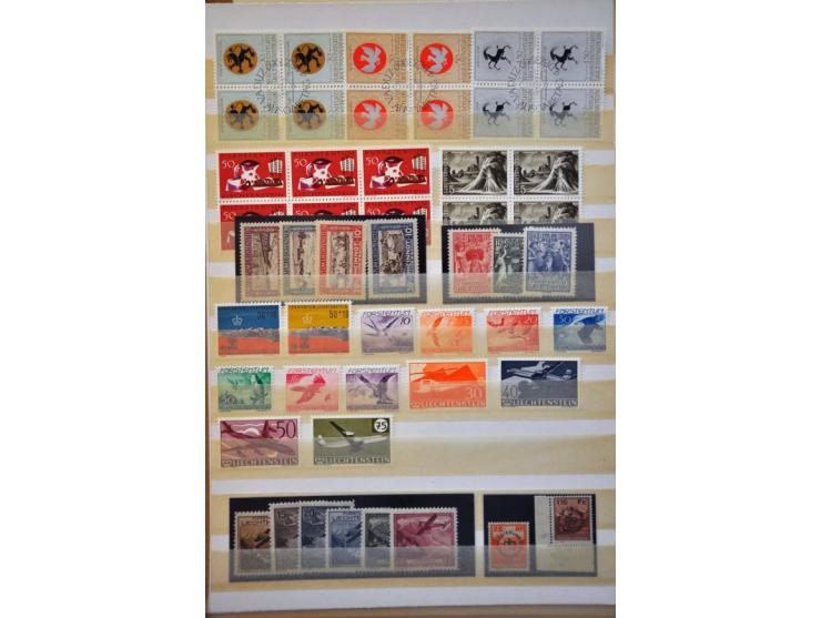 collection 1912-1960 used */** incl. better material (Mi 71*, 78-81*, Airmail, etc.) on album leaves and stock pages