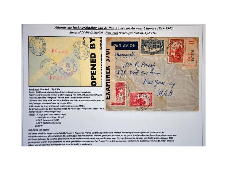 Pan American Airways Clippers, 14 covers 1939-1945 from African countries (including Afrique Equatoriale, MEF Tripoli, Zanzib
