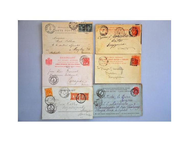 incoming mail, 18 covers/postal stationery including originating from Netherlands and Turkey