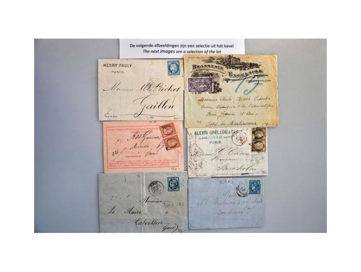 about 40 classic covers including Bordeaux issue, illustrated etc.