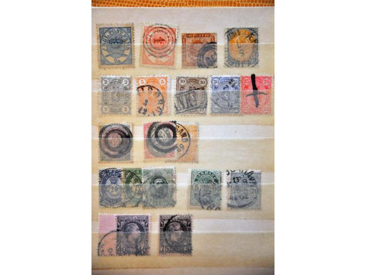mostly used classics with Greece (large and small Hermes heads), Luxembourg, Iceland and France, in small stockbook