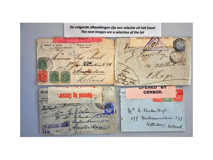 about 70 covers/postal stationery with a.o. British Commonwealth (including Boer War) and Netherlands