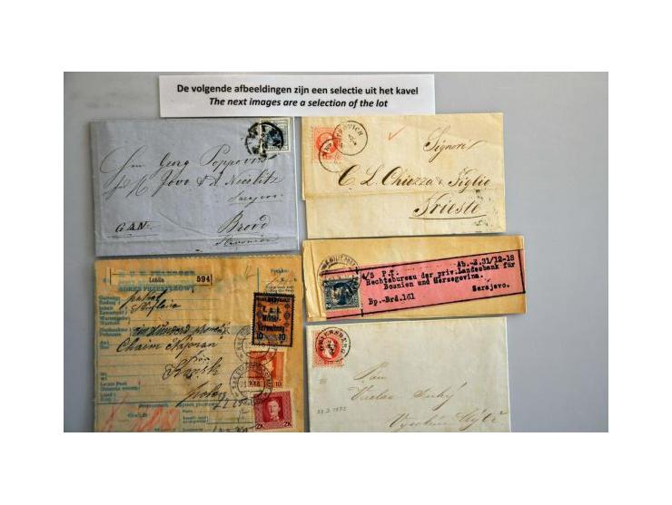 about 300 covers/cards/postal stationery 1850-1918 including better items, censored, registered, better frankings, many milit