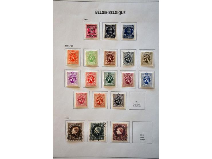 collectie 1849-1997 gestempeld later */** met betere ex., series en blokken in 4 Davo albums 