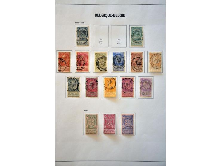 collectie 1849-1997 gestempeld later */** met betere ex., series en blokken in 4 Davo albums 