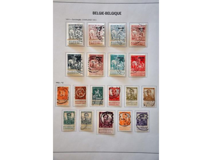 collectie 1849-1997 gestempeld later */** met betere ex., series en blokken in 4 Davo albums 