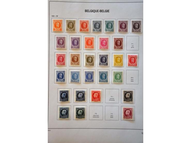 collectie 1849-1997 gestempeld later */** met betere ex., series en blokken in 4 Davo albums 