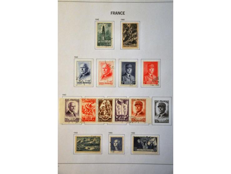 collection 1849-2004 used with many better sets and ex. including Yv. 1-6, 9-33, 35, Bordeaux issue, Airmail Yv. no. 15, post