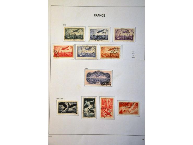 collection 1849-2004 used with many better sets and ex. including Yv. 1-6, 9-33, 35, Bordeaux issue, Airmail Yv. no. 15, post