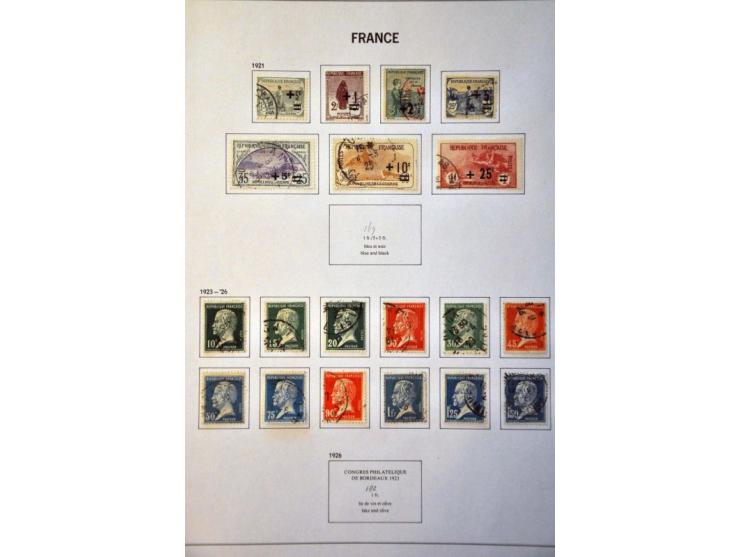 collection 1849-2004 used with many better sets and ex. including Yv. 1-6, 9-33, 35, Bordeaux issue, Airmail Yv. no. 15, post