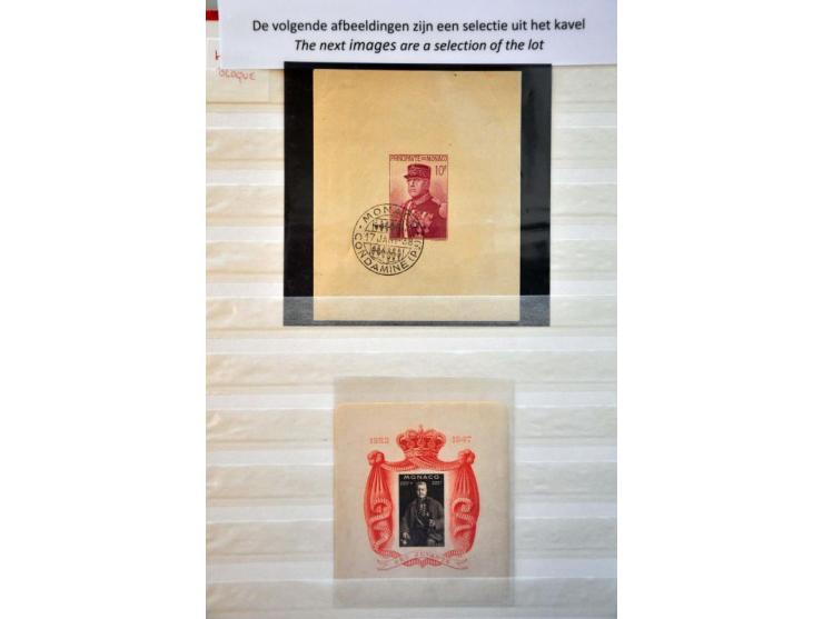 stock */** including better ex. miniature sheets, airmail, etc. in 3 stockbooks 
