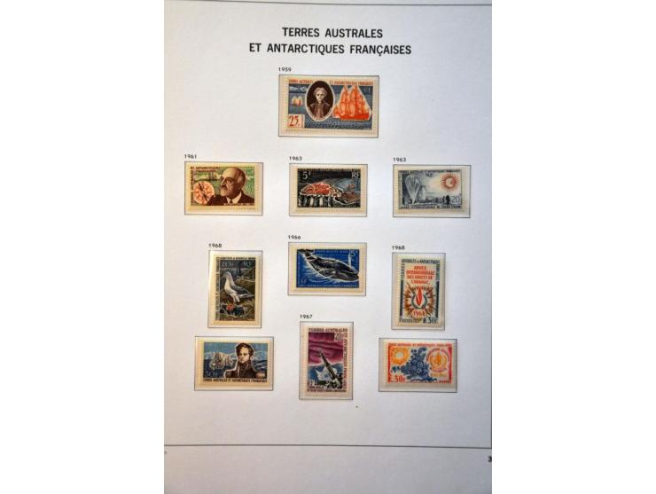 collection 1955-2018 ** virtually complete including all better ex. and sets (Albatros, Airmail etc.) in 2 Davo albums and 2 