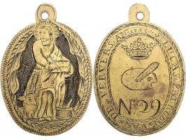 Historiepenningen ´s-Hertogenbosch, 1772, Verversgilde St. Lucas no. 29 Wittop Koning 14.1 ZF