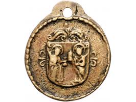 Historiepenningen Gildepenning 's-Hertogenbosch, Chirurgijnsgilde z.j. messing gegoten met oog, no.29 (# onbekend in Wittop K