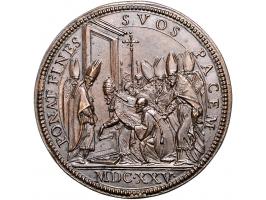 Historiepenningen Papal States, Urban VIII (1623-44), medal 1625 in bronze - Obv: bust left, by G. Molo, 40 mm, good VF
