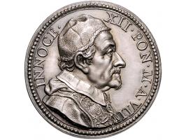 Historiepenningen Innocent XII (1691-1700), medal 1698 yr. 5 in silver - Obv: bust right / Rev: St. Peter and St. Paul facing
