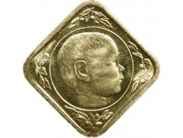 Penning geboorte prins Willem Alexander 1967 - goud 6,1 gram .900 - UNC-