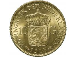 10 Gulden 1913 (Sch. 747) - Pr+
