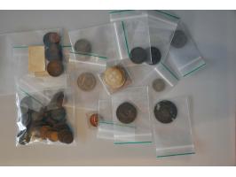Various Countries various coins with many better in small box