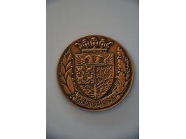 Historiepenningen Gemeentepenning 's-Hertogenbosch, door Begeer, niet uitgereikt, brons 80mm in origineel doosje