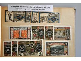 German Empire papiergeld, Lieban album, emergency notes, some Reichsbanknoten added