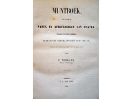 Literature Coins, banknotes and honours Verkade Muntboek 1848 Schiedam