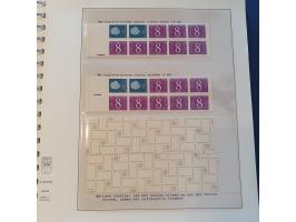 zeer uitgebreide collectie automaatboekjes PB1-PB83 met vele variëteiten w.b. randversnijding nrs. 21a, 36, 42-43, 45-49, ged