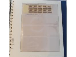 zeer uitgebreide collectie automaatboekjes PB1-PB83 met vele variëteiten w.b. randversnijding nrs. 21a, 36, 42-43, 45-49, ged