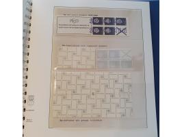 zeer uitgebreide collectie automaatboekjes PB1-PB83 met vele variëteiten w.b. randversnijding nrs. 21a, 36, 42-43, 45-49, ged
