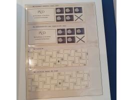 zeer uitgebreide collectie automaatboekjes PB1-PB83 met vele variëteiten w.b. randversnijding nrs. 21a, 36, 42-43, 45-49, ged