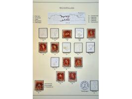 collectie op nrs. 1 (16x) en 2 (7x) w.b. mooie afdrukken en betere kantoren in over het algemeen nette kwaliteit op bladen