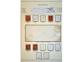 collectie op nrs. 1 (16x) en 2 (7x) w.b. mooie afdrukken en betere kantoren in over het algemeen nette kwaliteit op bladen