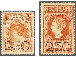 Opruimingsuitgifte 2½ op 10 gulden met certificaat Muis 2000 voor nr. 104, cat.w. 800