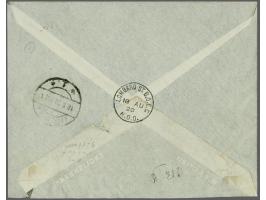 Vlucht Londen-Amsterdam, envelop 18-8-1920 met Engelse frankering, fris pracht ex., cat.w. 300