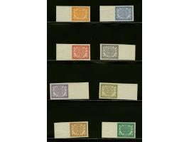Ongetande kleurproeven emissie Cijfer 1902 ½ cent met velrand, cat.w. fl. 800