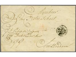 Complete brief van Curaçao 24-8-1742 naar Amsterdam met duidelijke afdruk van het 6-stuiverstempel van de Geoctroyeerde West-