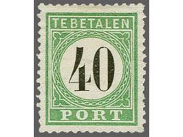 40 cent groen en zwart type II, pracht ex., cat.w. 550