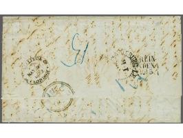 Complete frisse brief van Paramaribo 6 april 1852 naar Herrnhut Sachsen, geadresseerd aan forwarding agent Mallalieu & Co. Lo