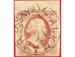 Alkmaar C (Ey 125) op 10 cent rood plaat V pos. 77 met velrand, luxe ex.!