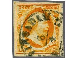 Appingadam B (Ey 800) op 15 cent donkeroranje, pracht ex. Herkomst: NPV (1970)
