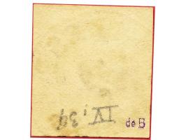 Weesp B (Ey 300) mooi op 10 cent rood plaat IV pos. 34, pracht ex.