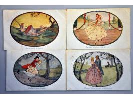 illustratoren Fre Cohen, Rie Cramer etc. collectie ca. 50 ex. oude en extra modern in album