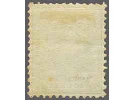 20 cent groen tanding 11½ x 12 grote gaten, pracht ex. (enkele miniem bruine vlekjes achterzijde) met certificaat Vleeming 20
