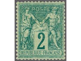 Sage 2 cent groen type I, pracht ex., cat.w. 1800