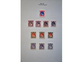 collectie * op tandingen en oplagen gespecialiseerd met veel beter materiaal w.b. nrs. 49, 61b in keerdrukblok van 6, 61c, 76