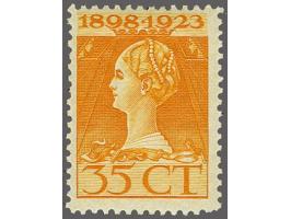 35 cent bruingeel tanding 11 x 11, pracht ex. (korter tandje rechtsonder) met certificaat Holstege (nr. 39), cat.w. 2600