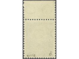 Opruimingsopdruk 12 op 10 cent roodbruin met variëteit dubbele opdruk met velrand gesigneerd Koopman, cat.w. 450+