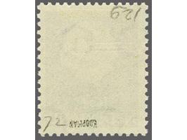 Opruimingsopdruk 12 op 10 cent bruinrood met variëteit kopstaande opdruk, pracht ex. gesigneerd Koopman, cat.w. 450