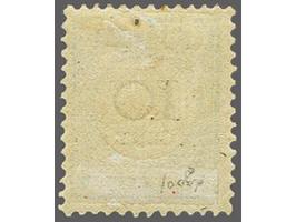 10 cent lichtblauw tanding 12½ x 12 type IV, pracht ex. met certificaat Vleeming 2017: Twee doorschijnende gomloze plekjes, o